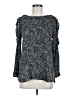 Old Navy 100% Rayon Black Long Sleeve Blouse Size M - photo 1