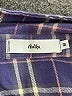 Adika Plaid Purple Long Sleeve Button-Down Shirt Size M - photo 7