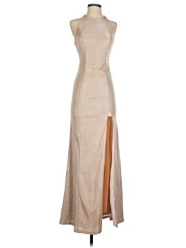 black and nude homecoming dress BABARONI Plunging V-Neck Flower Appliqued Homecoming Dress Daffodil, Daffodil / US0