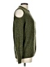 Rebecca Minkoff Tweed Green Pullover Sweater Size L - photo 4