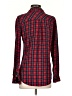 South Moon Under 100% Rayon Plaid Red Long Sleeve Button-Down Shirt Size XS - photo 2