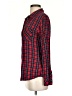 South Moon Under 100% Rayon Plaid Red Long Sleeve Button-Down Shirt Size XS - photo 5