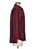 South Moon Under 100% Rayon Plaid Red Long Sleeve Button-Down Shirt Size XS - photo 4
