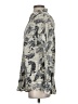Gretchen Scott Designs 100% Cotton Animal Print Silver Black Long Sleeve Button-Down Shirt Size S - photo 5