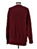 Natural Reflections 100% Recycled Polyester Solid Burgundy Pullover Sweater Size S - photo 2
