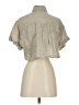 Zara Tan Short Sleeve Blouse Size XS - photo 2