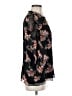 CeCe 100% Polyester Black 3/4 Sleeve Blouse Size M - photo 4