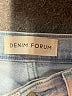 Denim Forum Solid Blue Jeans Size 27 waist - photo 7
