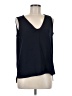 Ann Taylor Blue Sleeveless Blouse Size M - photo 1