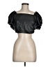 Skylar + Madison 100% Rayon Black Short Sleeve Top Size M - photo 1