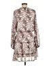 Unbranded 100% Polyester Floral Gray Casual Dress Size M - photo 2