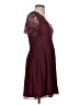 Lulus 100% Polyester Burgundy Cocktail Dress Size S - photo 4