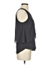 Naked Zebra 100% Polyester Gray Sleeveless Blouse Size S - photo 4