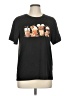 Unbranded 100% Polyester Print Black Short Sleeve T-Shirt Size M - photo 1
