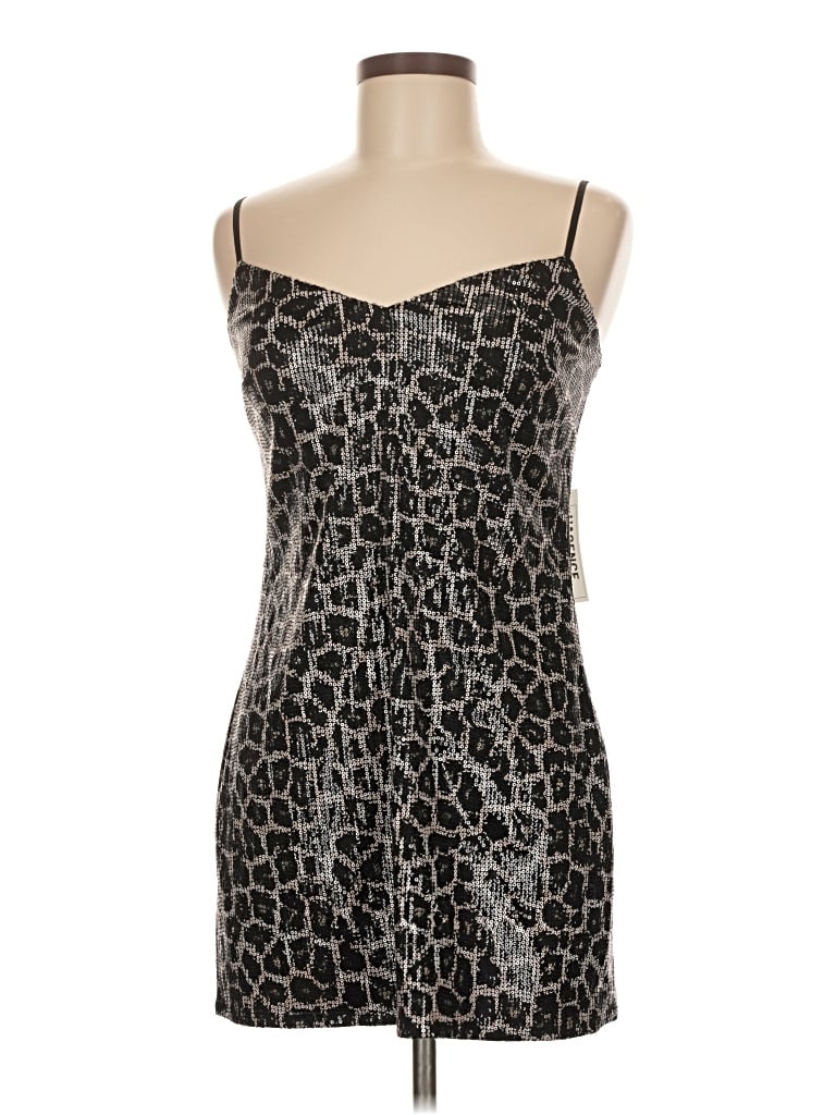 Pre-owned L'agence Cocktail Dress In Silver