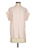Point Sur 100% Viscose Pink Short Sleeve Blouse Size XXS - photo 1