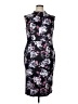 ASOS Floral Black Cocktail Dress Size 14 - photo 1