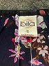 BILA Black Blue Short Sleeve Blouse Size S - photo 7