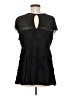 Torrid Black Short Sleeve Top Size Med Plus (00) - photo 2