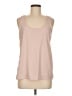 Ann Taylor 100% Polyester Tan Sleeveless T-Shirt Size M - photo 1