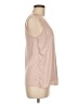 Ann Taylor 100% Polyester Tan Sleeveless T-Shirt Size M - photo 4