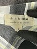 Cloth & Stone 100% Rayon Plaid Gray Long Sleeve Button-Down Shirt Size S - photo 4