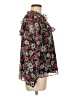 Draper James 100% Polyester Floral Black Long Sleeve Blouse Size M - photo 4