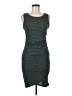 Leith Solid Gray Cocktail Dress Size M - photo 1