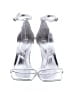 Zara Metallic Silver Heels Size EU 39 - photo 2