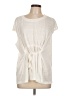 Max Studio Ivory Short Sleeve Top Size L - photo 1