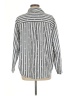 Only 100% Cotton Stripes Silver Long Sleeve Button-Down Shirt Size M - photo 2