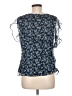 Vince Camuto 100% Polyester Blue Short Sleeve Blouse Size M - photo 2