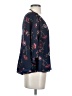 Cupcakes & Cashmere 100% Polyester Blue 3/4 Sleeve Blouse Size XS - photo 4