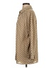 Shein Argyle Tan Long Sleeve Blouse Size 4 - photo 5
