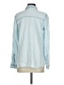 Express 100% Lyocell Blue Long Sleeve Button-Down Shirt Size S - photo 2