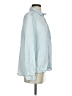 Express 100% Lyocell Blue Long Sleeve Button-Down Shirt Size S - photo 4