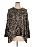 Jones New York Animal Print Brown Pullover Sweater Size XL - photo 1