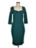 Boden Solid Teal Cocktail Dress Size 8 - photo 1