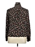 Chaps 100% Viscose Floral Black Long Sleeve Blouse Size XL - photo 2