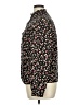 Chaps 100% Viscose Floral Black Long Sleeve Blouse Size XL - photo 5