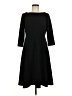 Donna Morgan 100% Polyester Solid Black Casual Dress Size 8 - photo 1