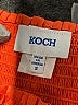 Koch 100% Polyester Orange Shorts Size S - photo 3