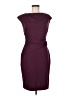 Chaps Solid Burgundy Cocktail Dress Size 6 - photo 1