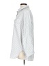 Max Studio Stripes Silver Long Sleeve Blouse Size L - photo 5