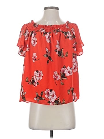 Rachel Roy Collection Short Sleeve Blouse (view 1)