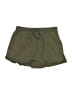 Shein Solid Green Shorts Size S - photo 2