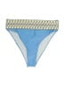 Unbranded Chevron-herringbone Blue Swimsuit Bottoms Size S - photo 1