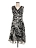 Studio 1 100% Polyester Paisley Black Cocktail Dress Size 6 - photo 1