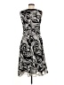 Studio 1 100% Polyester Paisley Black Cocktail Dress Size 6 - photo 2