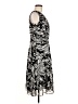 Studio 1 100% Polyester Paisley Black Cocktail Dress Size 6 - photo 4